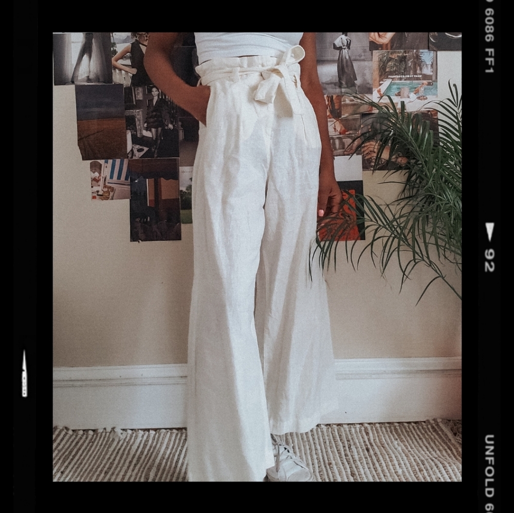 ☆ Zara Basic Linen Blend Trouser ☆